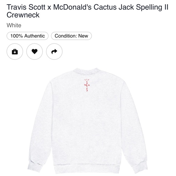 Cactus Jack McDonald’s Crewneck - Picture 4 of 5